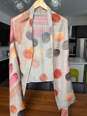 Scarf Wool and Silk Blend